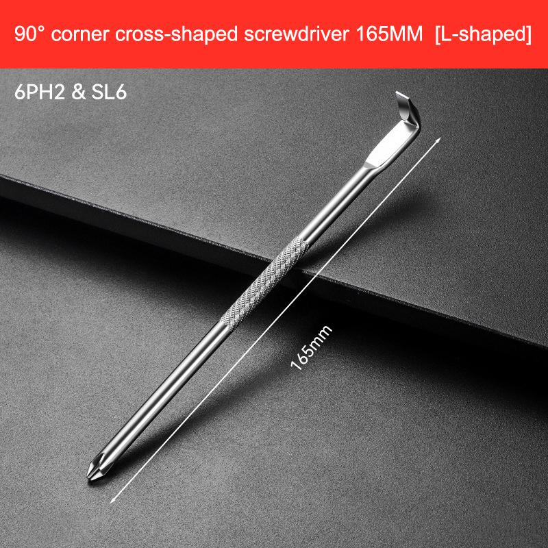 L/S-Shaped Double Head Screwdriver, High Torque Mini Small Cross Screwdriver, High Hardness Double Head Screwdriver