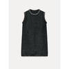 Za2025 Spring New Women's Clothing Fashion Temperament Crew Neck Sleeveless Sequin Streamers Knitting Dress 8146108