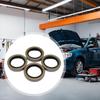 4 Pieces Trailer Axle Hub Wheel Seal Replacement for Boat RV