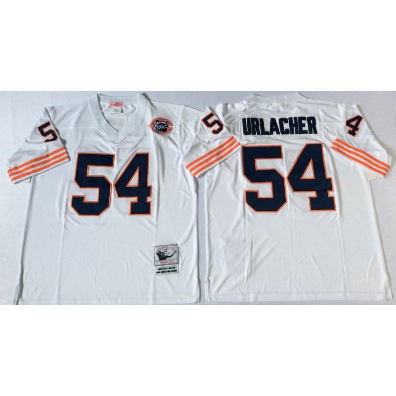 Maglia da Rugby Retro Chicago Bears Uomo Donna Misto Cotone Ricamata Abbigliamento per tifosi sportivi Fitness all'aperto Supporto di squadra