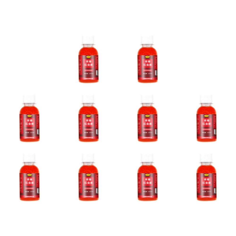 60/100ML Flüssiger Fischköder Konzentrierter Fischköderzusatz Roter Wurm Flüssiger Blutwurmduft Fischlockstoff Angelzubehör