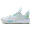 New LiNing All City 10 Yuan Shen Cushioning Anti Slip And Wear Resistant Low Top Performance Basketball Shoes White Green ABAS079-1