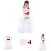Bezaubernde Annabelle Creation Halloween Horrorpuppe Weißes Kleid Für Mädchen Und Erwachsene