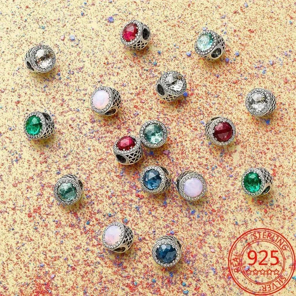 Colorful Murano Glass Beads Glass Ripple Charm Wavy Glass Bead Charms Fit Brand Bracelets Women Copper Jewelry Gift