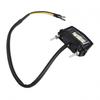12V License Plate Light Accessories Black Housing LED