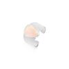 Ring - LUXENTER - Sheak - Rose Quartz - Rhodium Finish - 15.3 Mm Height