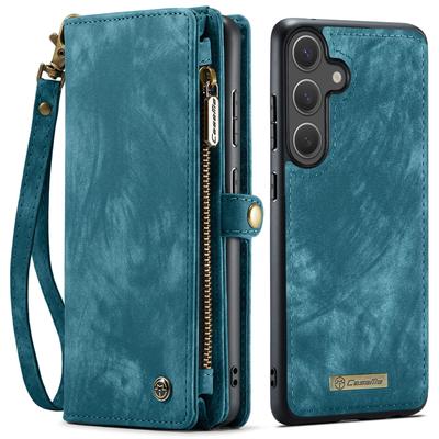 For Samsung Galaxy S26 Phone Cases CASEME 008 Leather Cover with Detachable Wallet and Strap