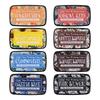Oil Based Ink Pad Washable Craft Ink Pad, Stamp Pad Assorted Color for Journaling and Scrapbooking Traditional Ink Color
