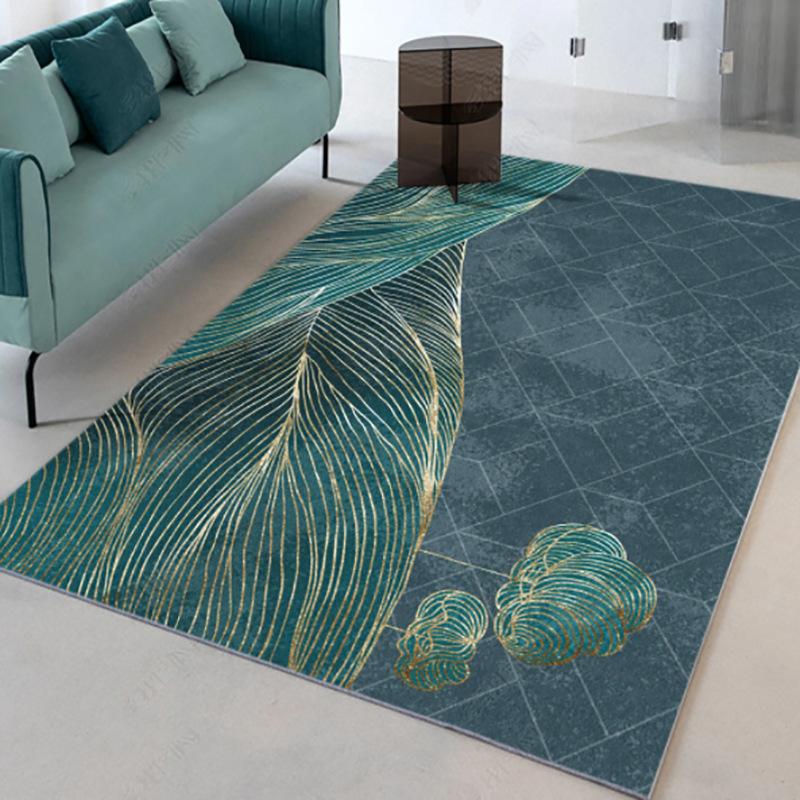 Living Room Carpet Abstract Bedroom Decor Plush Carpet Thickened Lounge Rug Non-slip Fluffy Soft Floor Mat