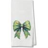 Christmas Lights Bow Kitchen Hand Towels for Bathroom, Holiday Dish Tea Towels, Christmas Decor, 16x24 Inch