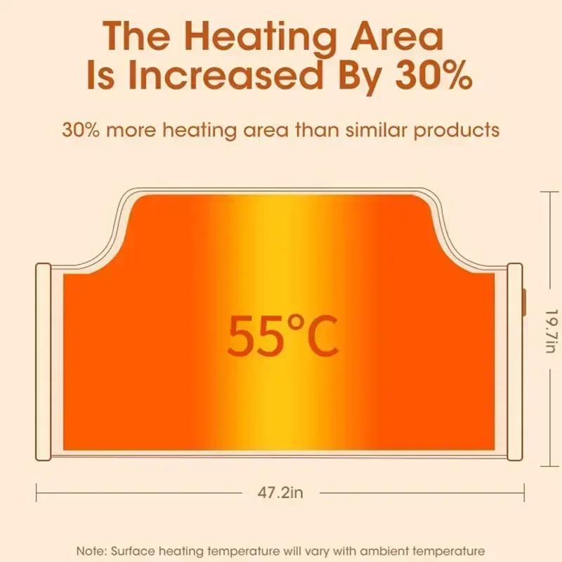 Folding Electric Feet Heater Portable Electric Heater Far Infrared Leg Warmers Household Under Table Heater Office Warmer Feet