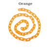 10pcs 50cm Colorful Acrylic Link Chain Lobster Clasp Keychains For Necklace Bracelet Making Colorful Chain Plastic Chain Links