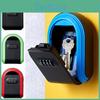 Key Mounted 4 Storage Wall Digital Combination Password Security Code Lock Key Lock Box For Home Office Storage Box Organizer