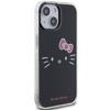 Etui Do iPhone 15 Hello Kitty Hardcase IML Kitty Face Czarny