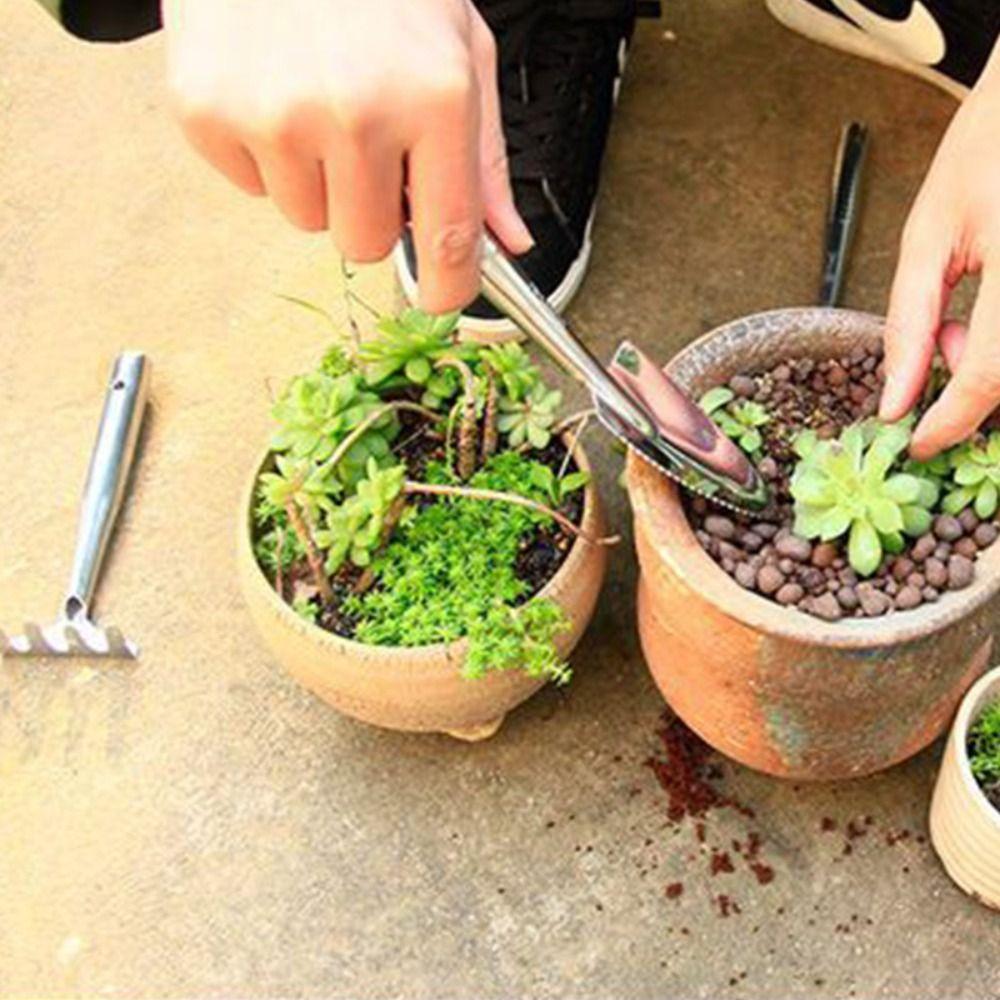 Weeding Stainless Steel Gardening Spade Digging Shovel Rake Small Garden Shovel Agricultural