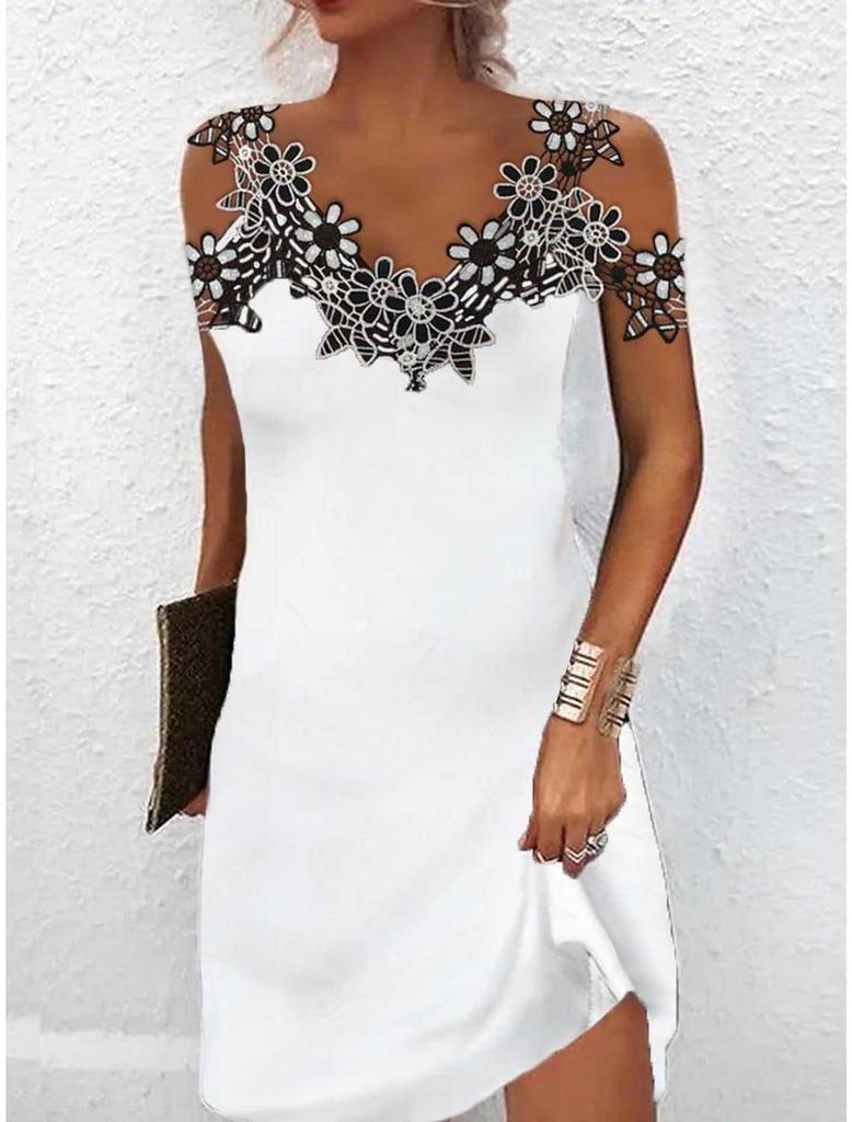 Celebrity Lady Dinner Light Mastery Temperament Women's Embroidered Dress S