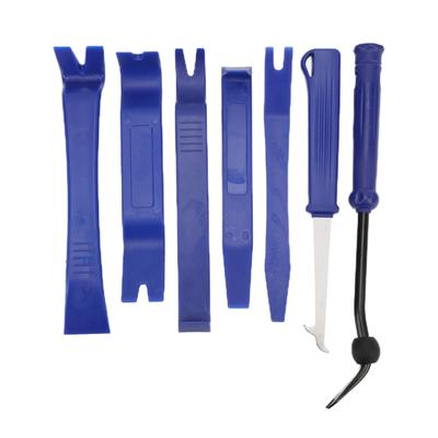 7pcsset Audio Remover Set Disassembly Tool Pry Bar for Car Trims Radio Door Dashboard Panel Tire