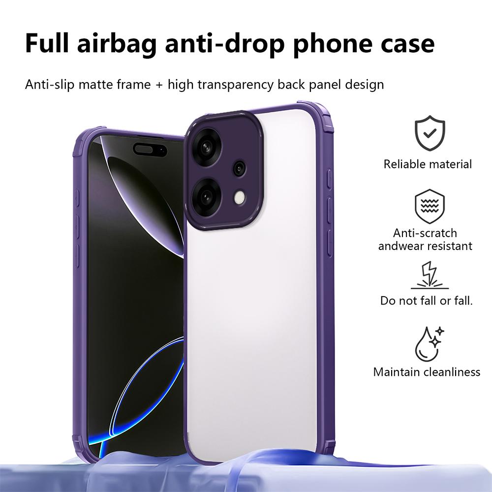 

Luxury Shockproof Transparent Phone Case on For Honor 400 Lite 400 Pro 200 Smart Magic7 Magic 6 7 5 Lite Clear Soft Bumper Cover Honor X7d фиолетовый