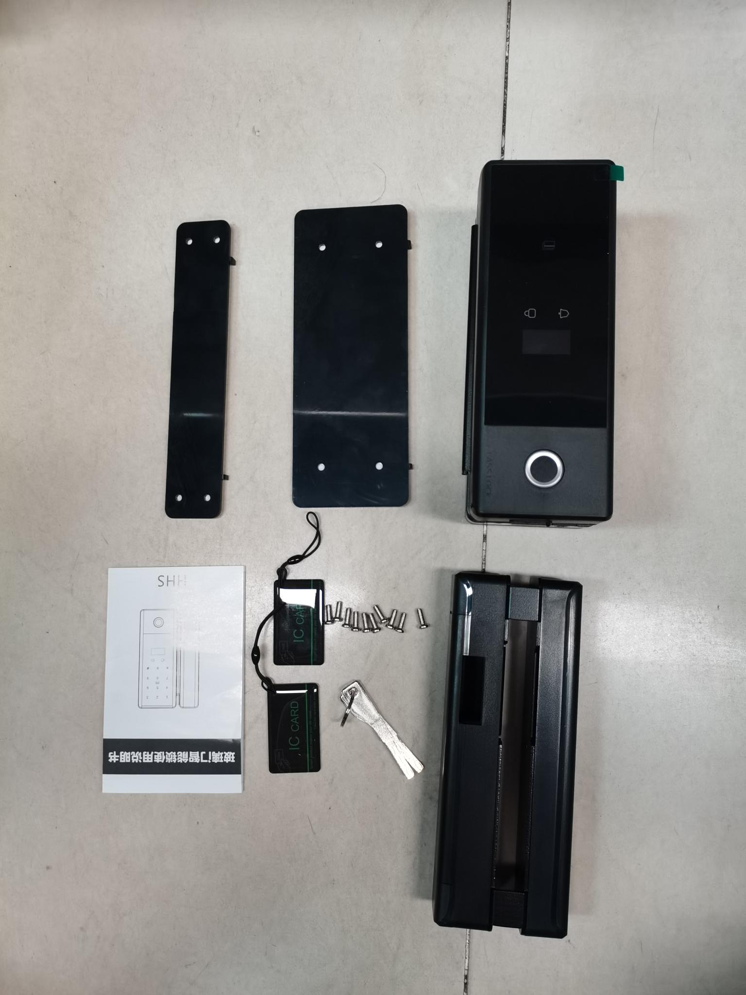 Smart Lock Glass   WiFi Remote Unlocking   APP Fingerprint Password IC Card Mechanical Key Unlocking  s   Interchangble Lock Bod