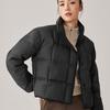 Skechers Warm Windproof Short Down Jacket Women outerwear Carbon-Black P425W095-0018