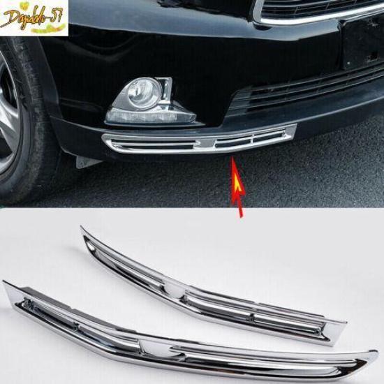 For Toyota Highlander 2014-2016 Front Bumper Corner Fog Light Lower Cover Trim