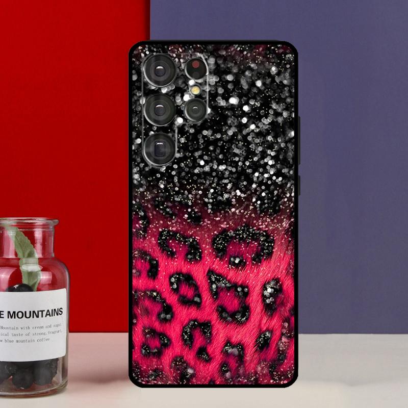 Leopard Print Funda Case For Samsung Galaxy S25 Ultra S9 S10 S20 S21 S22 Plus S23 Ultra S24 FE Phone Cover