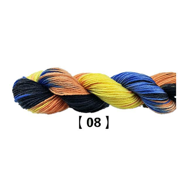 

Линия обуви Fuyi Dyed Wool Acrylic Cotton для ручного ткачества 08