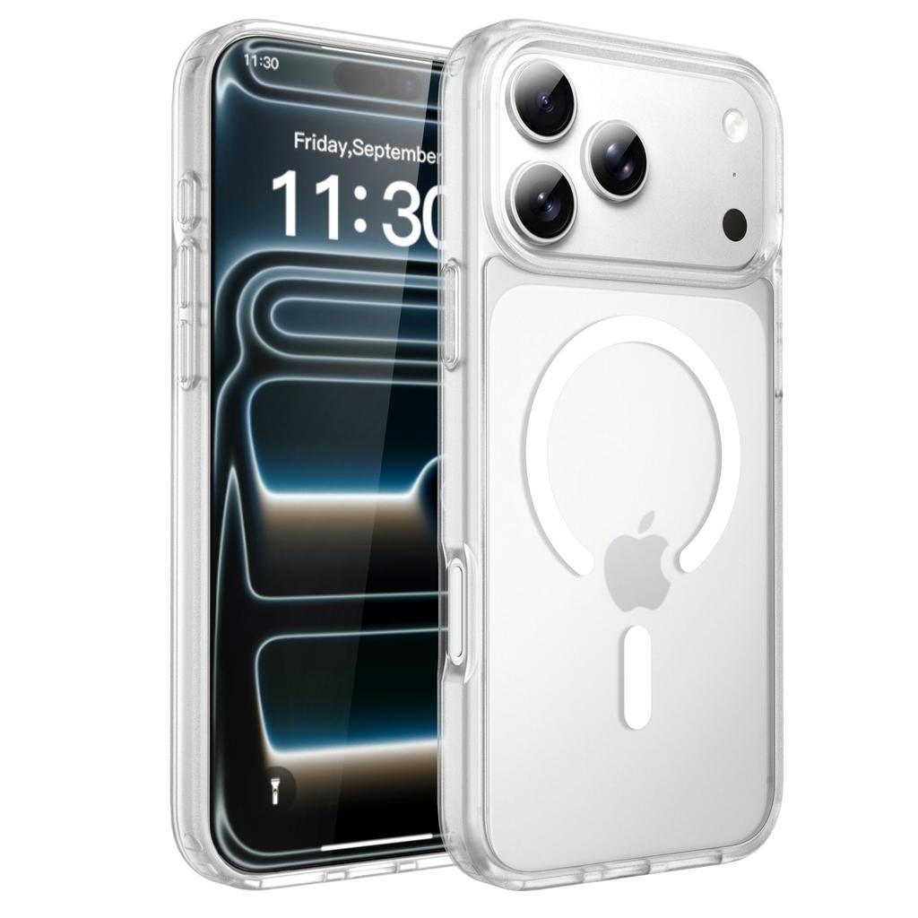 For Apple 16 Promax Two-in-one Magnetic Phone Case Anti-fall for IPhone 17 Skin-feel Protective Cover