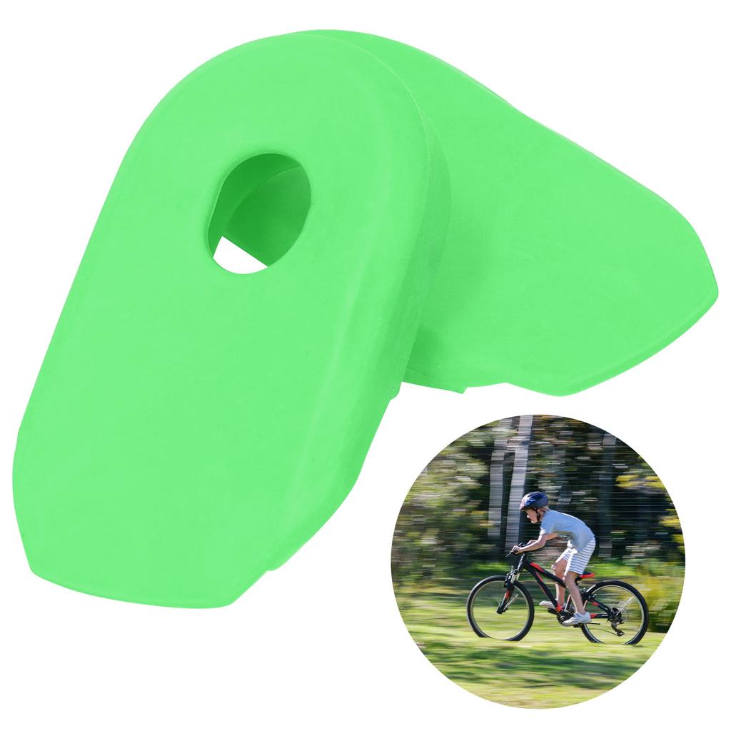 2pcs Silicone Mountain Bike Crank Cover Road Folding Crankset Protective Case
