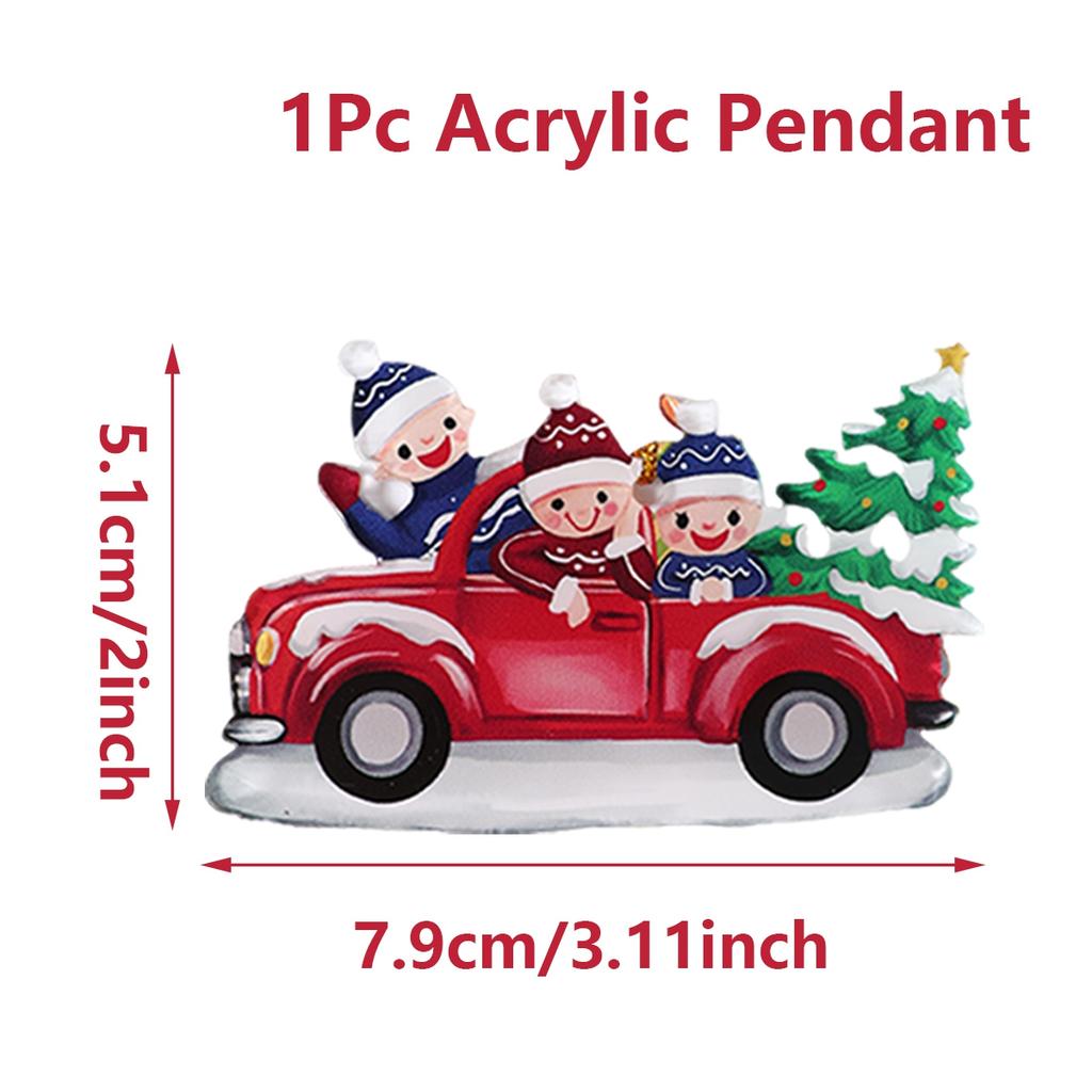 Christmas Family Pendant Navidad Natal Noel Tree Hanging Ornament Merry Christmas Decorations For Home 2025 Happy New Year 2025