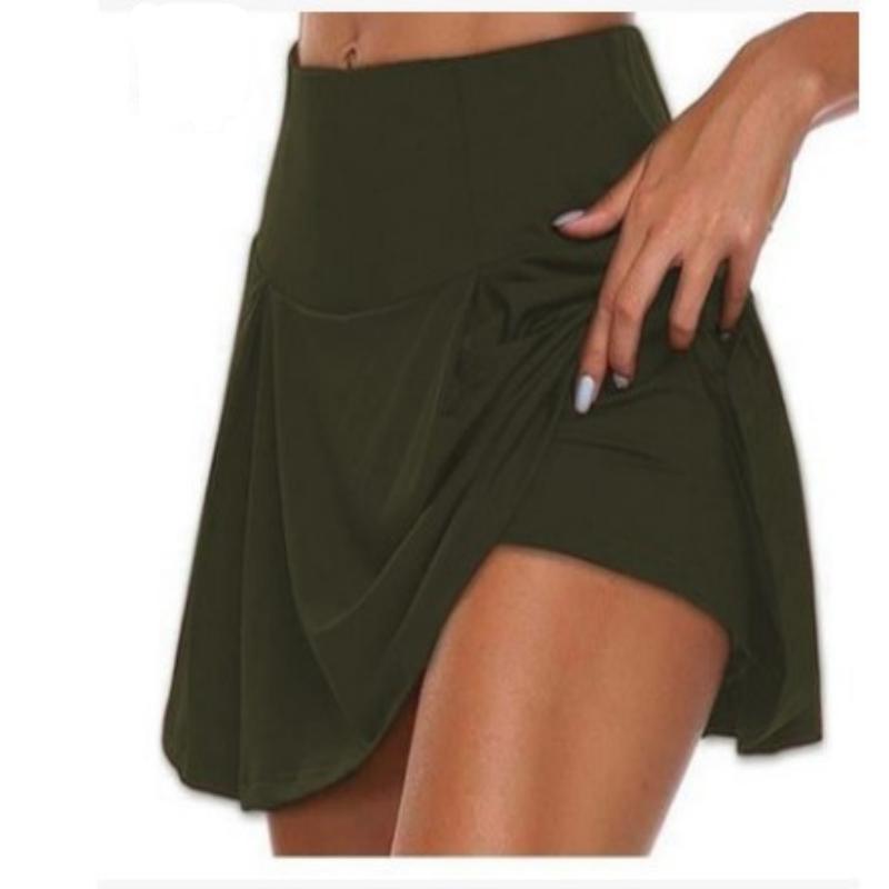 2023 Basic Summer Women's Pure Color Two-piece Fake Shorts Leggings Available In 13 Colors