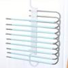 Folding Pants Rack Home Multifunctional Wardrobe Hanger Multi-layer Retractable Space-saving Clothing Storage Rack