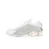 Nike Shox R4 Weiß Metallic-Silber 2024 Herren-Sneaker Leuchtendes Karmesinrot HQ1988-101