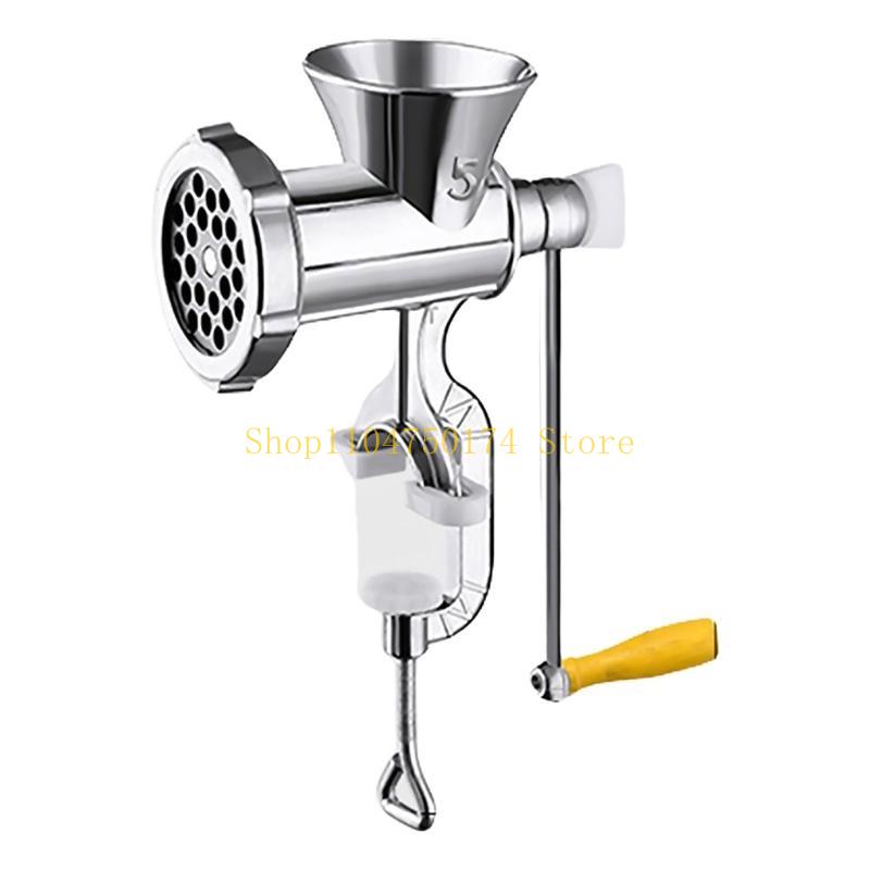 

Elegant Manual Grinder Alloy Manual Grinder Homes Kitchen Sausage Making Device Mincing Device top sale
