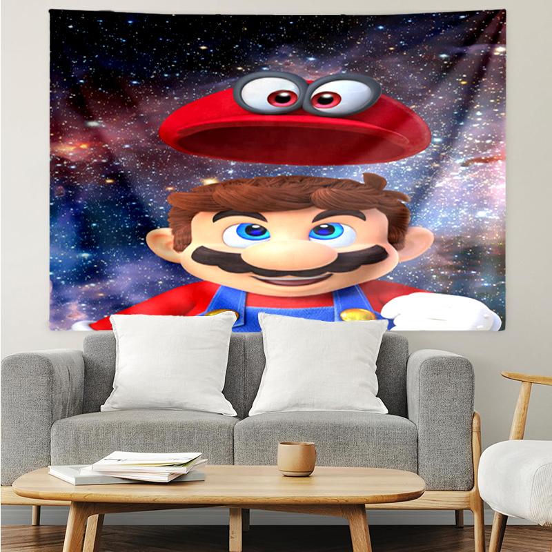 1PC Super Bros. Adventure K-pop music group Tapestry Accessories for Bedroom,Livingroom, dormitory Room Wall Decor Fan Birthday Gifts