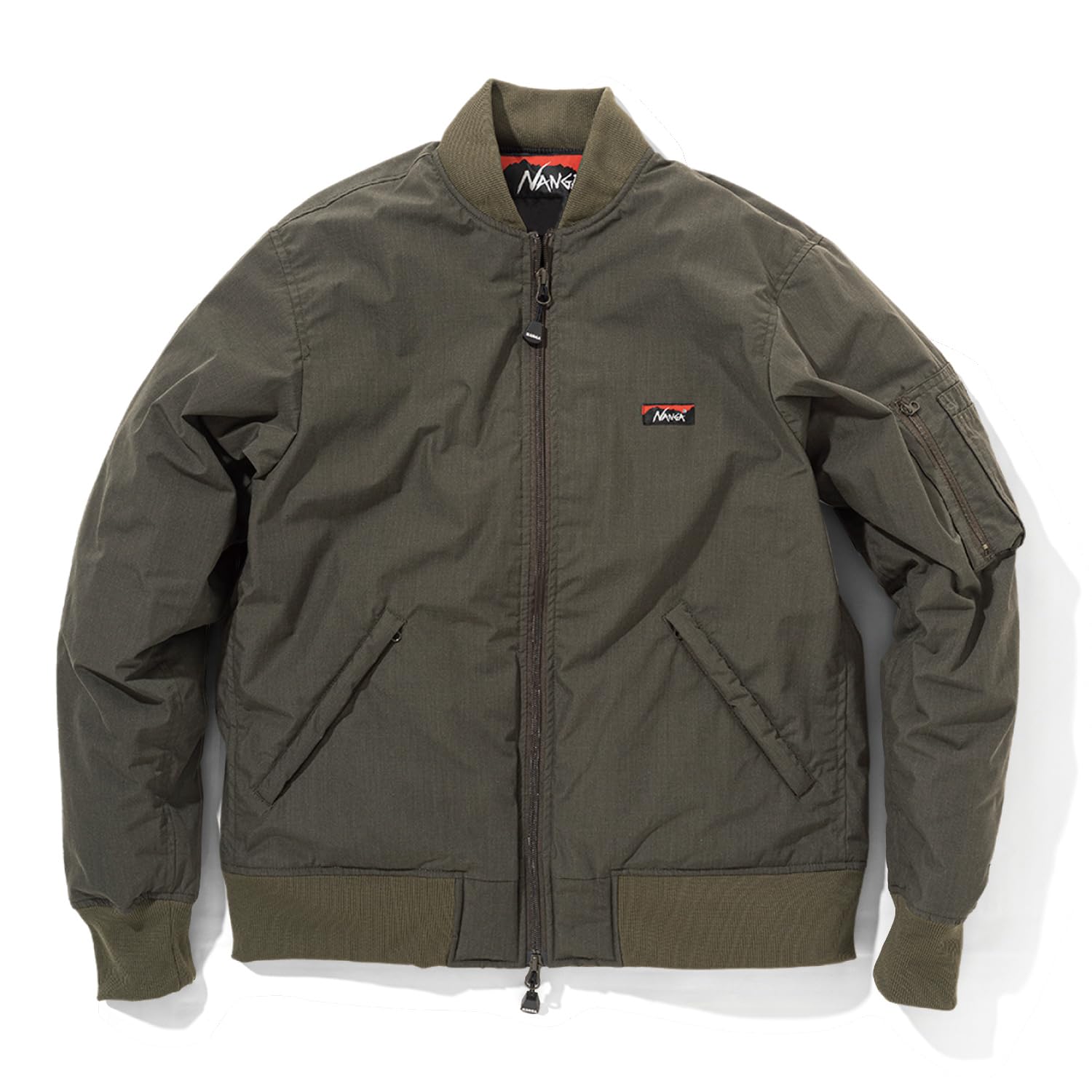 

NANGA Custom-Made HINOC DOWN JACKET MA-1 (KHAKI, XXL)