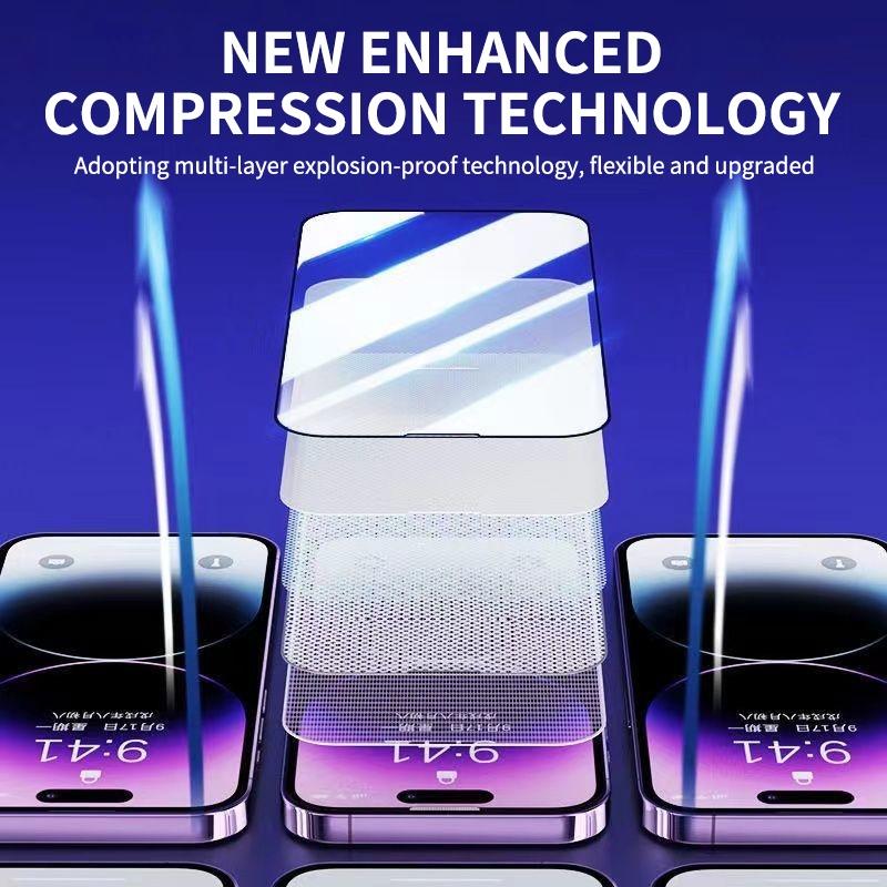 For Xiaomi Redmi Note 14 13 12 11 10 9 8 7 Pro 12S 11S 10S 9S 14C 13C12C 10C 9A 9C F4 Auto-Dust One-click Installation Tempered Glass Screen Protector