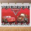 Disney Pixar Cars Lightning Mcqueen photo background for birthday party, studio photo background for kids, babies and baby welcome parties, AS41