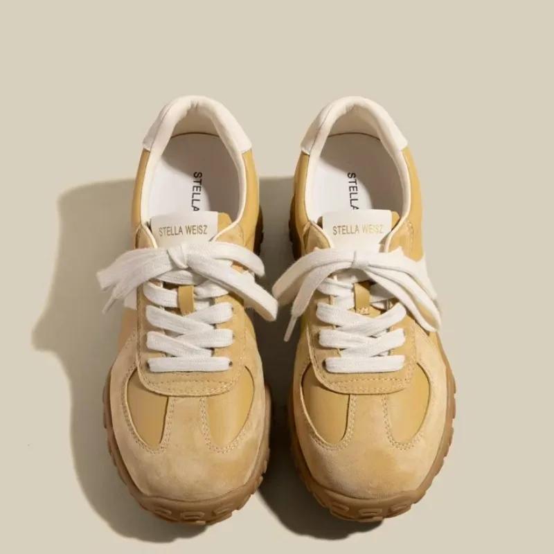 2025 Shoes Female Mixed Colors Women's Vulcanize Shoes Outdoor Women Sneakers Low Heel Daily Lace Up Ladies Casual Shoes