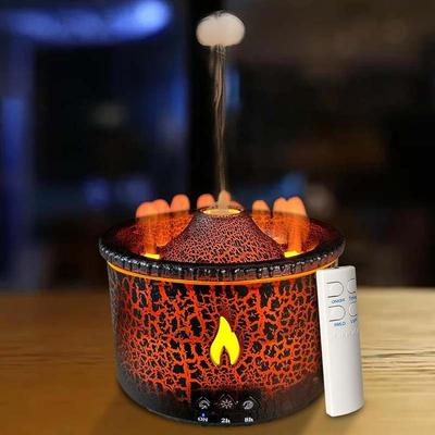 300ml Volcano Diffuser Essential Oil Diffuser Flame & Volcano Mist Mode