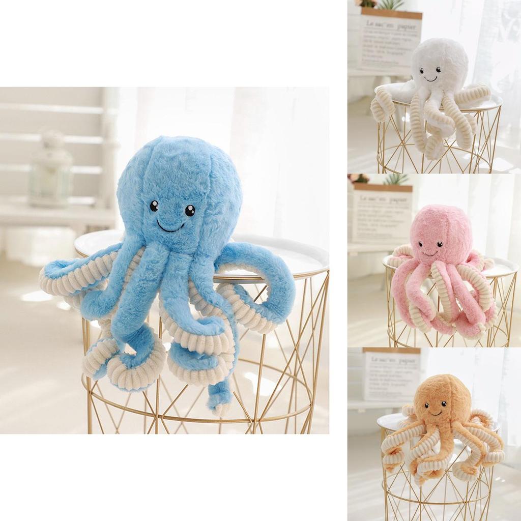 Adorable 15.7'' Octopus Plush Stuffed Toy Pillow For Kids And Home Decor