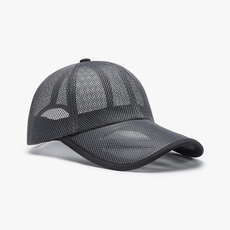 New Summer Breathable Mesh Baseball Cap Men's Hollow Brim Outdoor Sports Sun Protection Women's Sun Hat