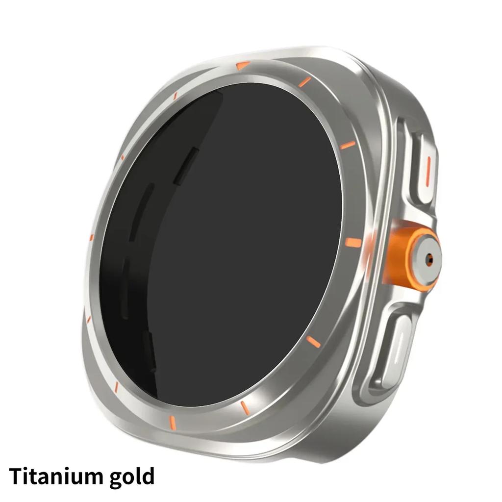 Ochranné pouzdro proti šmírování pro Samsung Galaxy Watch 7 6 40mm 44mm Tvrzené sklo Ochranná fólie na displej Změna na Galaxy 7 Ultra 47mm