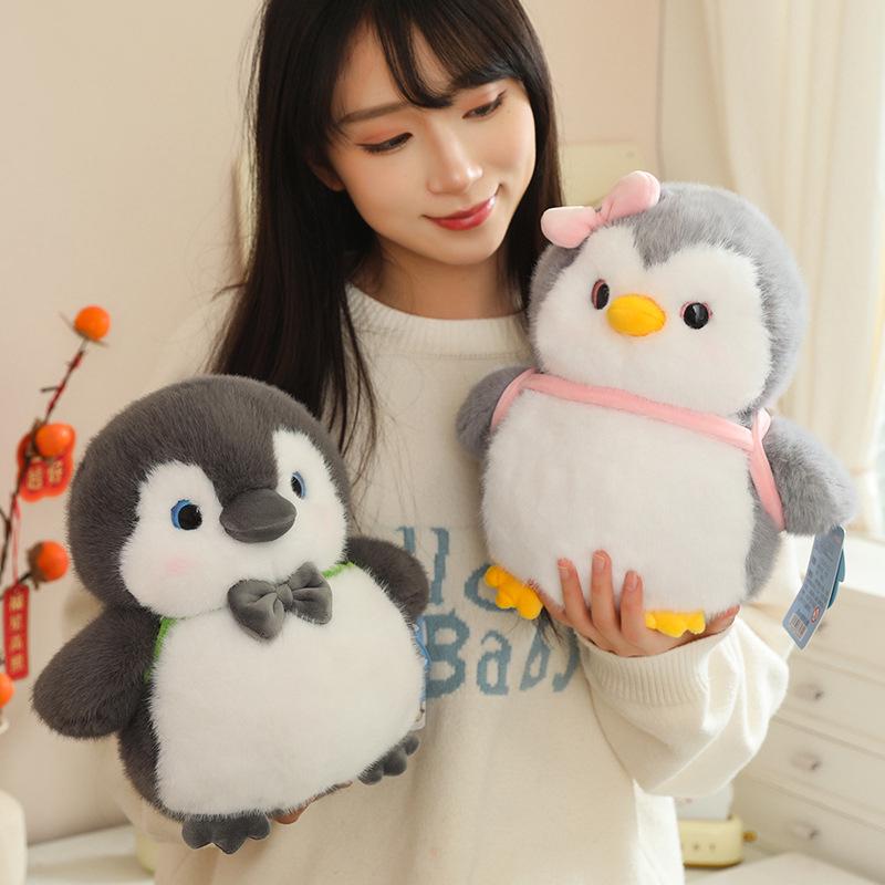 Adorable Winter Penguin Plush Backpack Pendant Gift