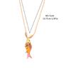 Stainless Steel Marine Fish Pendant Jewelry Multicolor Rope Chain Necklace Portable Designs