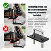 Heavy Duty Hitch Tightener Universal U-Bolt Anti-Rattle Stabilizer Lock for Trailer Truck Racks Wobble Carrier Clamp