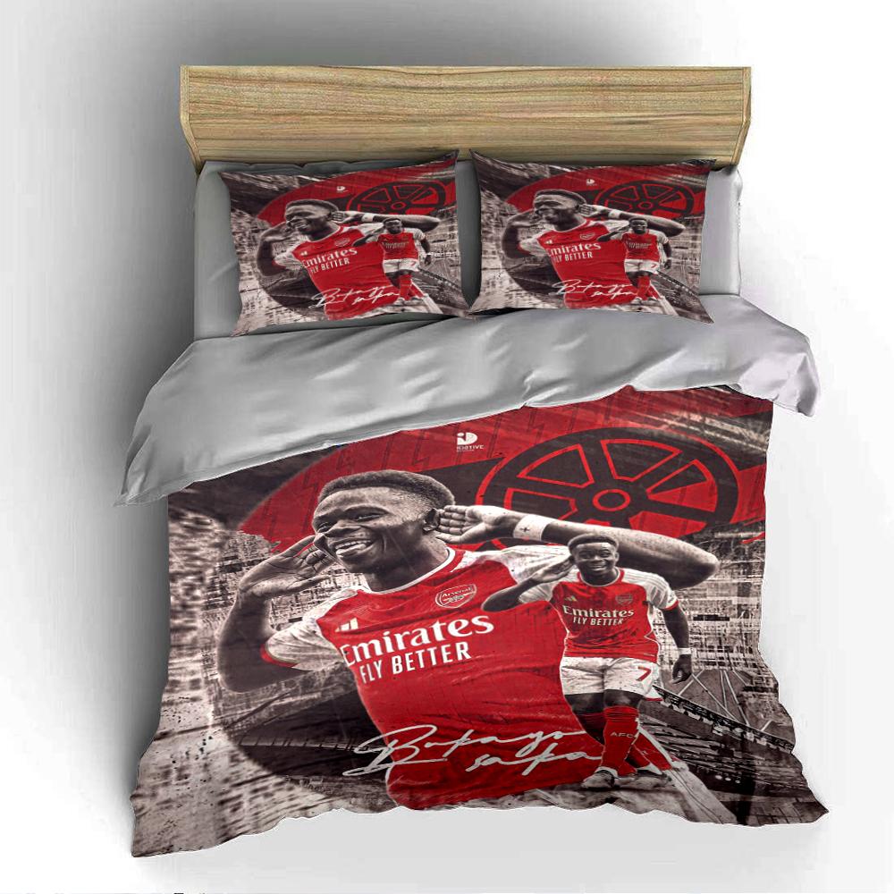 Set Biancheria da Letto Giocatore Arsenal Set Biancheria da Letto (1 copripiumino, 2 federe, piumino non incluso)