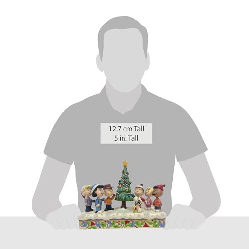 JIM SHORE Snoopy and the Peanuts Gang Decorated Tree <Christmas> 6017231