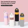 316 Stainless Steel Water Bottles 600ml Vacuum Mug Trendy Insulated Cup  for Travel