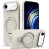 For iPhone Air Case Compatible with MagSafe Kickstand PC+Silicone Phone Cover